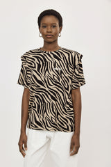 🪻Spring/Summer 2024- Mars  T shirt - Camel Zebra 🐫🦓