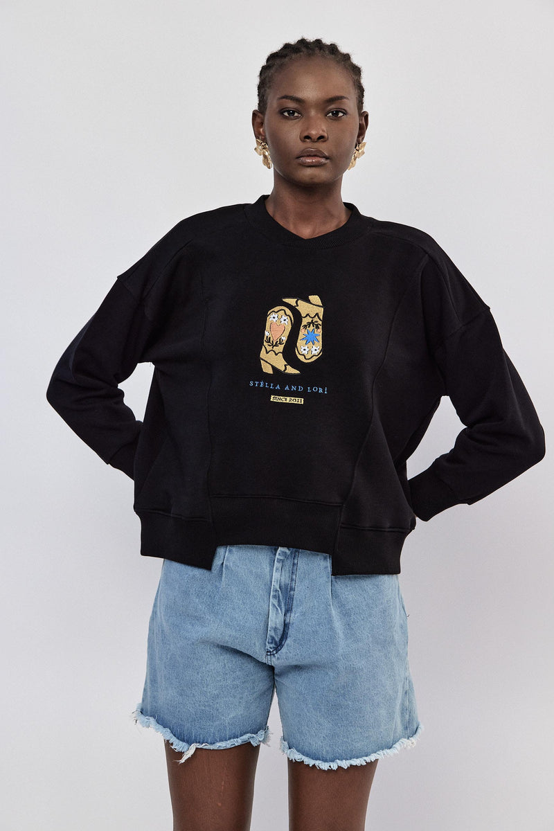 🧣Winter 2024/2025 - Mr Arthur Sweatshirt - Black