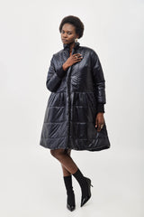 🧣Winter 2025 - Is it real ? reversible Longline Puffer Coat (Black+Black)