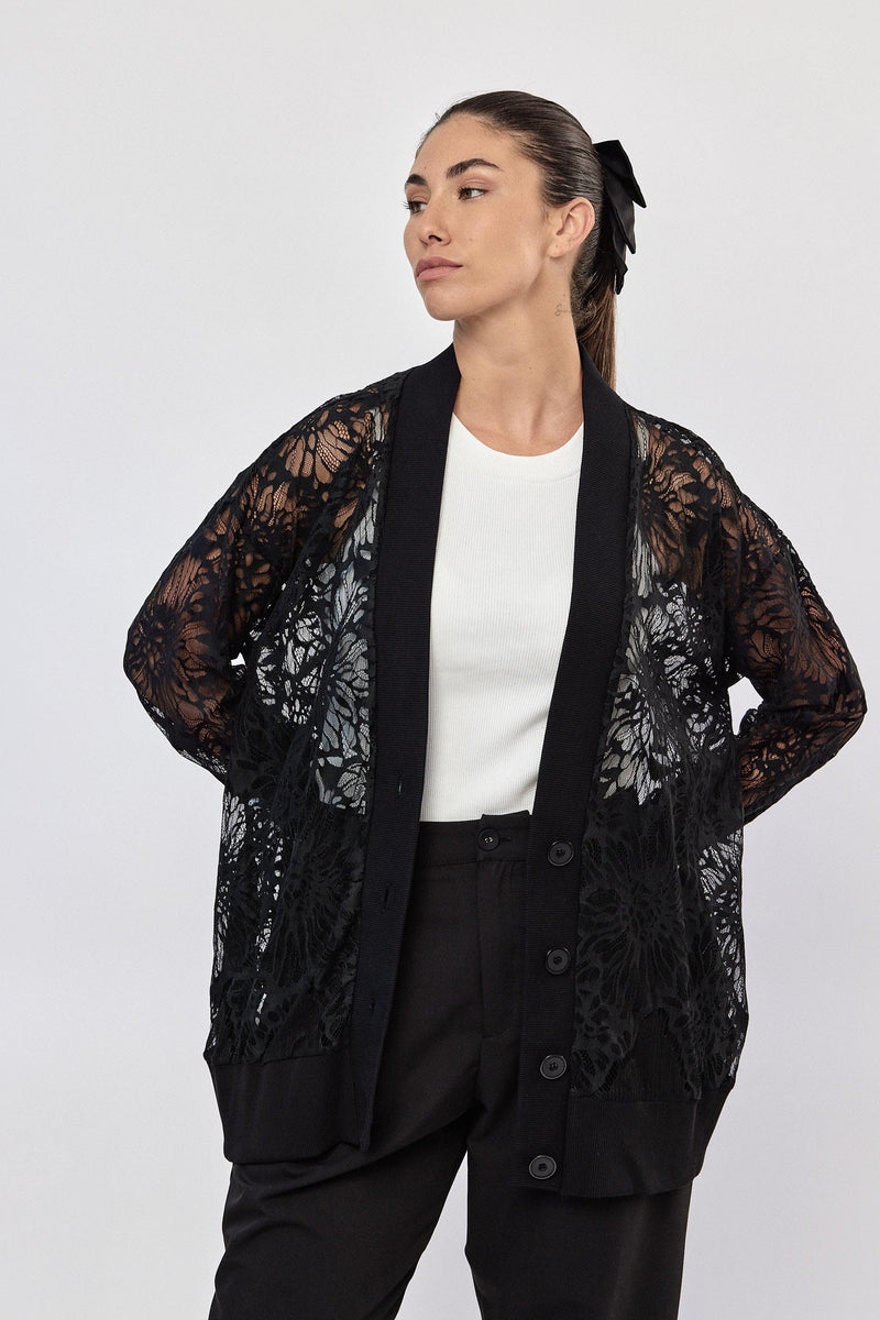 🧣Winter 2024/2025 - Saba Cardigan - Black lace