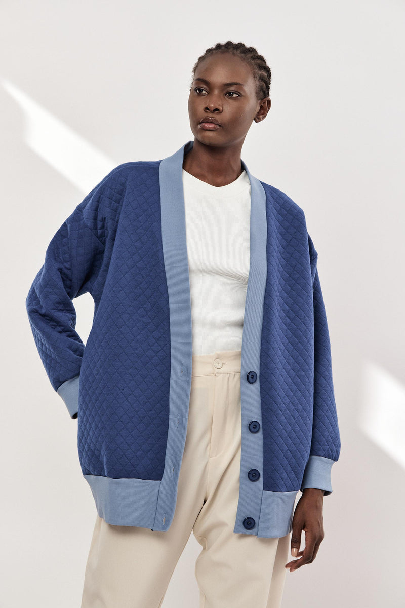 🧣Winter 2024/2025 - Saba Cardigan - Deep Blue