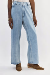 🪻Spring/Summer 2024- Kelly wide leg Pale blue jeans