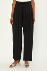 🪻Spring/Summer 2024 -Cowabunga Pleated wide legs trouser- Black