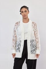 🧣Winter 2024/2025 - Saba Cardigan - White lace