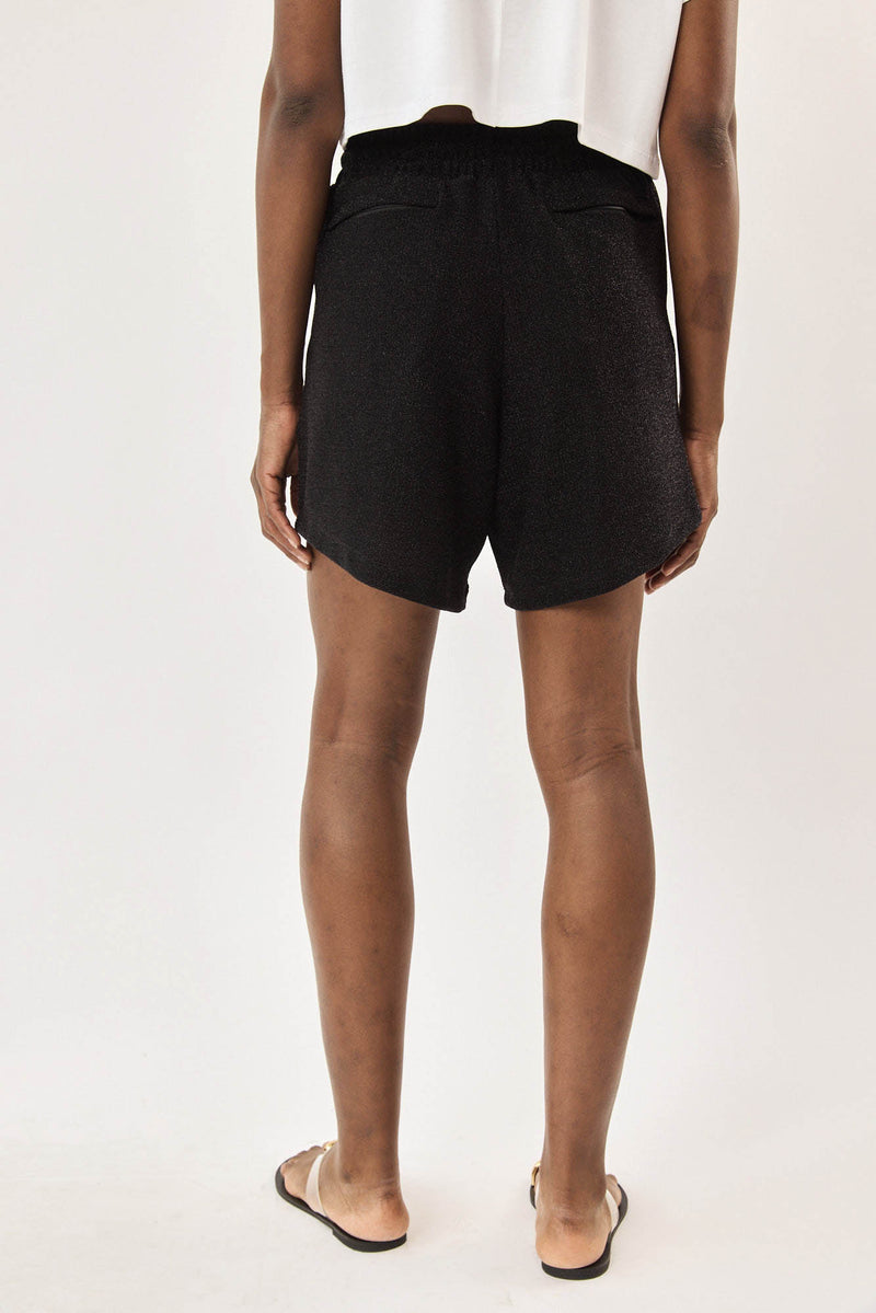 🪻Spring/Summer 2024 - Boxing shorts- Black Lurex