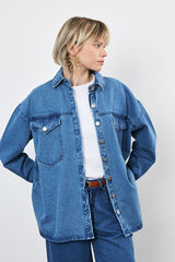 🌿Spring 2025 - Western  Shirt - Light Blue Denim