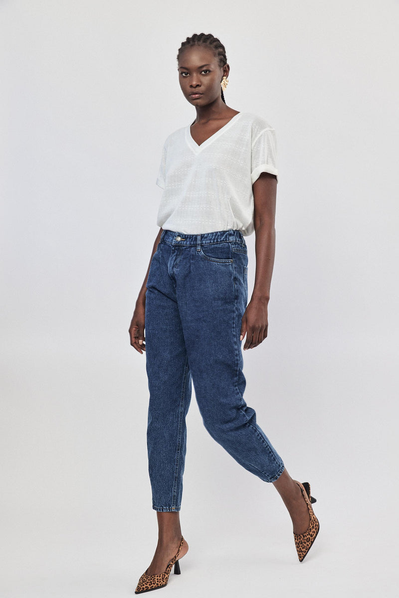 🍁Autumn 2024/2025 - Our interpretation for Mom jeans - Classic Blue