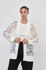 🧣Winter 2024/2025 - Saba Cardigan - White lace