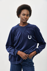 Unbelievable Sweatshirt -  Blue velvet- Sample collection