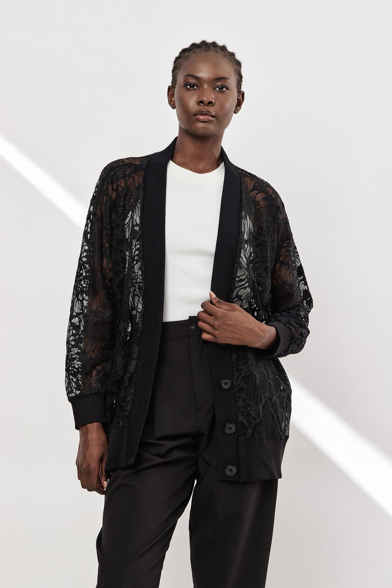 🧣Winter 2024/2025 - Saba Cardigan - Black lace