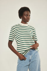 🎋Spring 2025 - Sticker T -Elegant Green striped