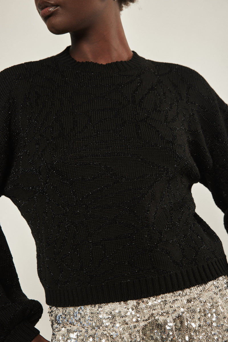 🧣Winter 2024/2025 - Knitwear 🧶Benz Knit sweater - Black