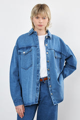 🌿Spring 2025 - Western  Shirt - Light Blue Denim