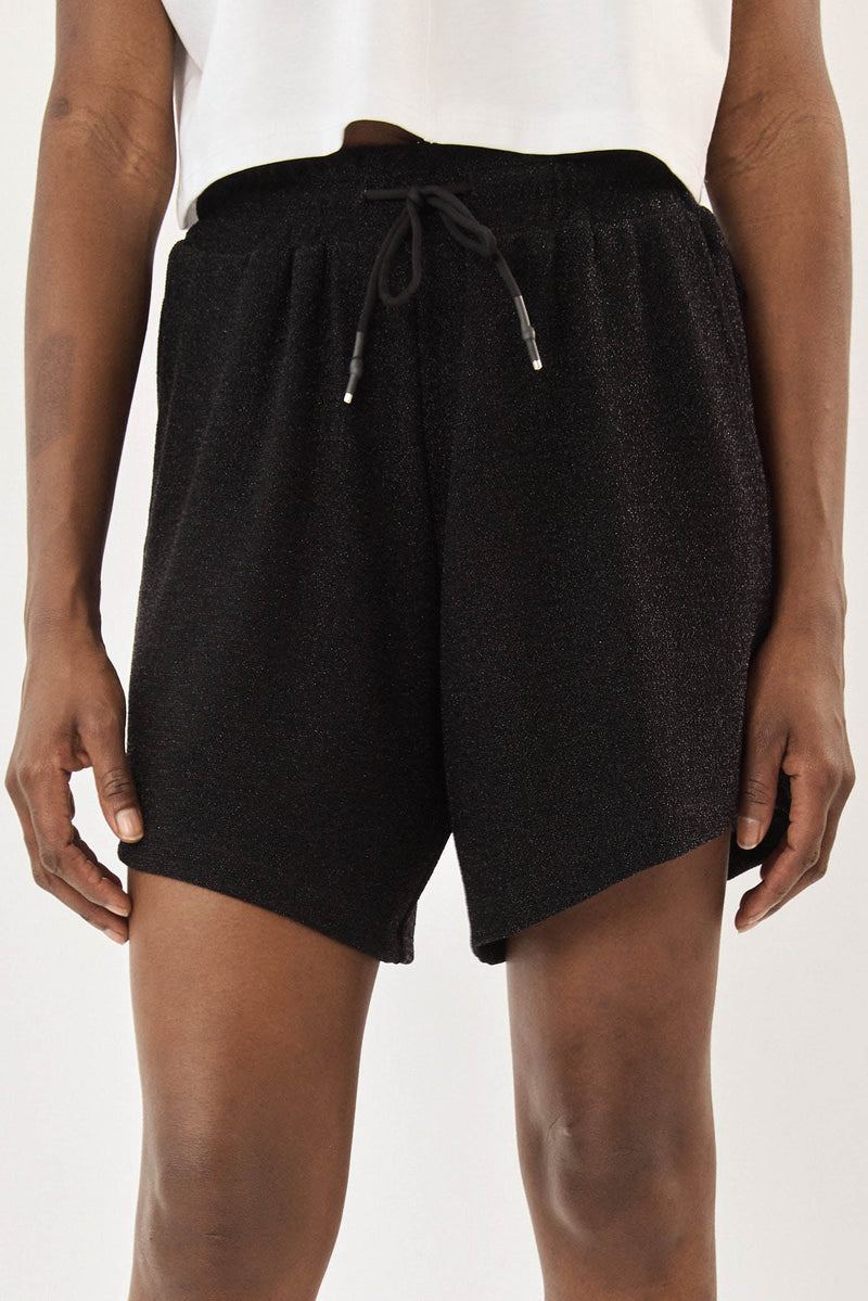 🪻Spring/Summer 2024 - Boxing shorts- Black Lurex