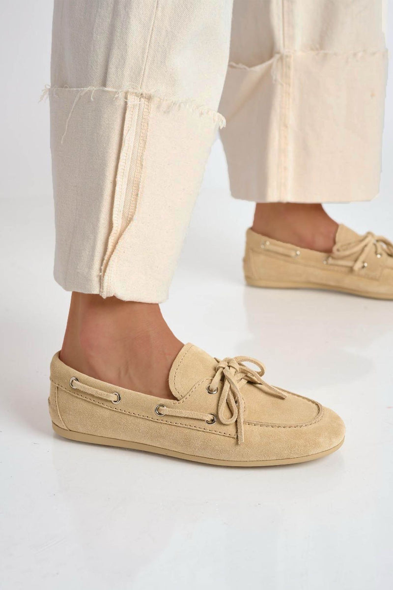 Yachting 🛥️ Boat Shoes by JEFFREY CAMPBELL - Dutch Mayo 🫙