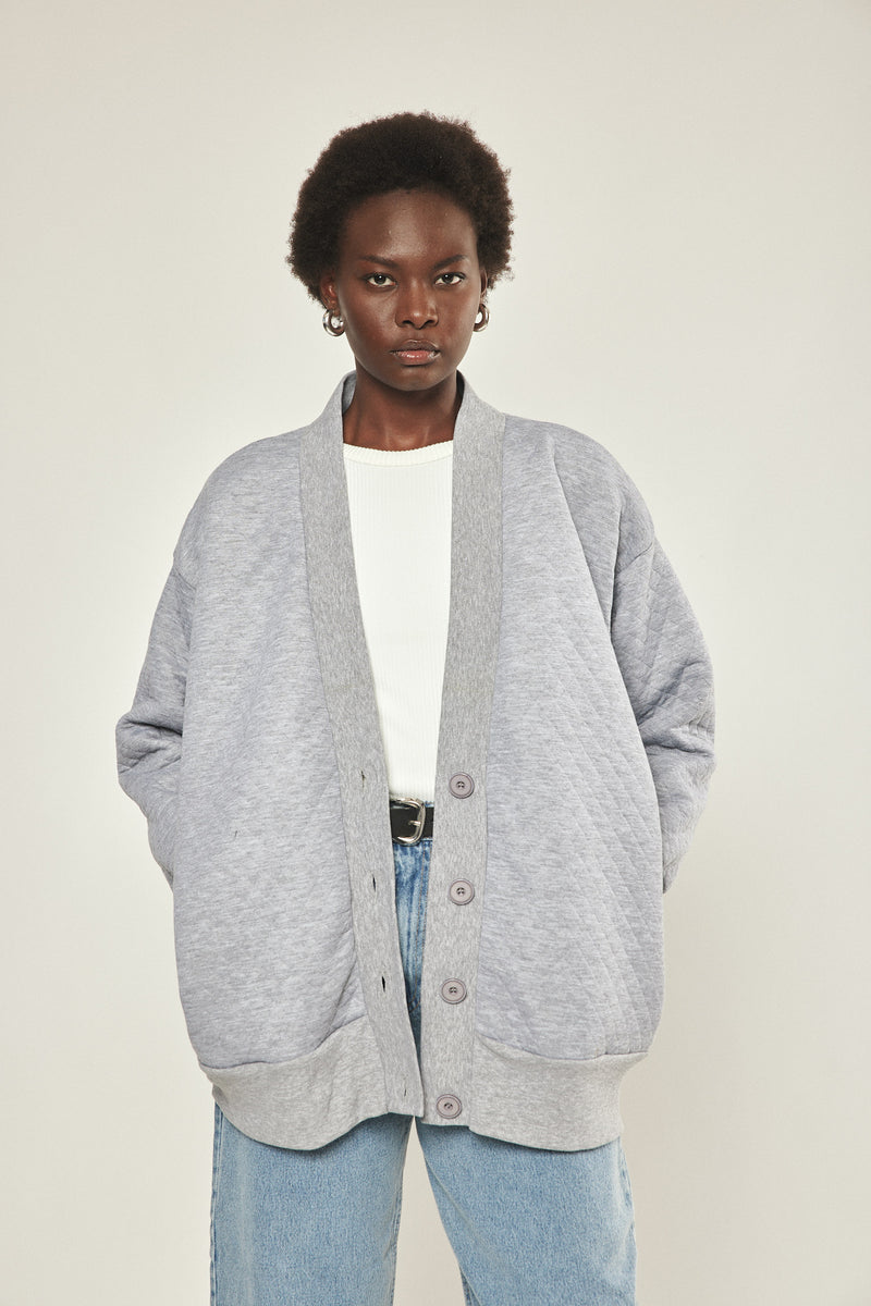 🧣Winter 2024/2025 - Saba Cardigan - Light Grey