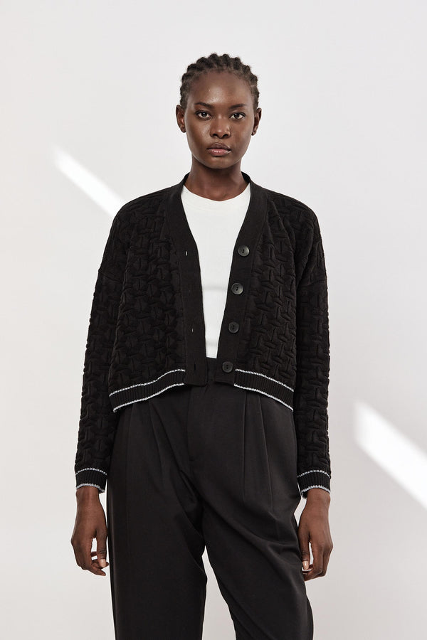 🧣Winter 2024/2025 - Knitwear 🧶Arik Cardigan - Black