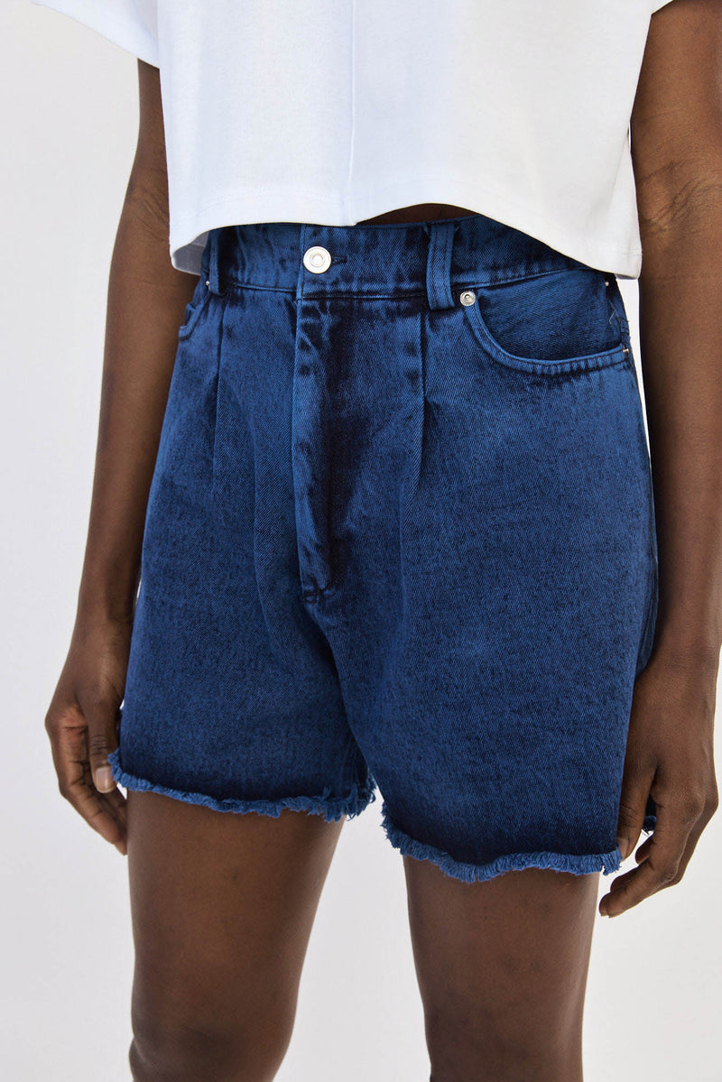 🪻Spring/Summer 2024 - Baggy Denim Shorts - Deep Blue wash 🧼