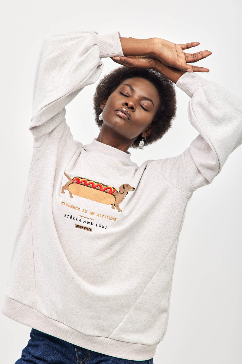 🧣Winter 2024/2025  - Sara Sweatshirt - Hotdog 🌭