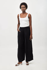 ⛵️Spring / Summer  2025  -Wear Me Forever- Pleated wide legs trouser- Black